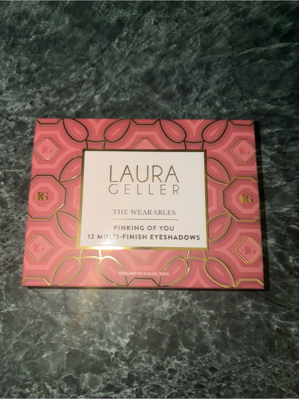 Laura Geller Pink and Gold Decorative Eyeshadow Palette